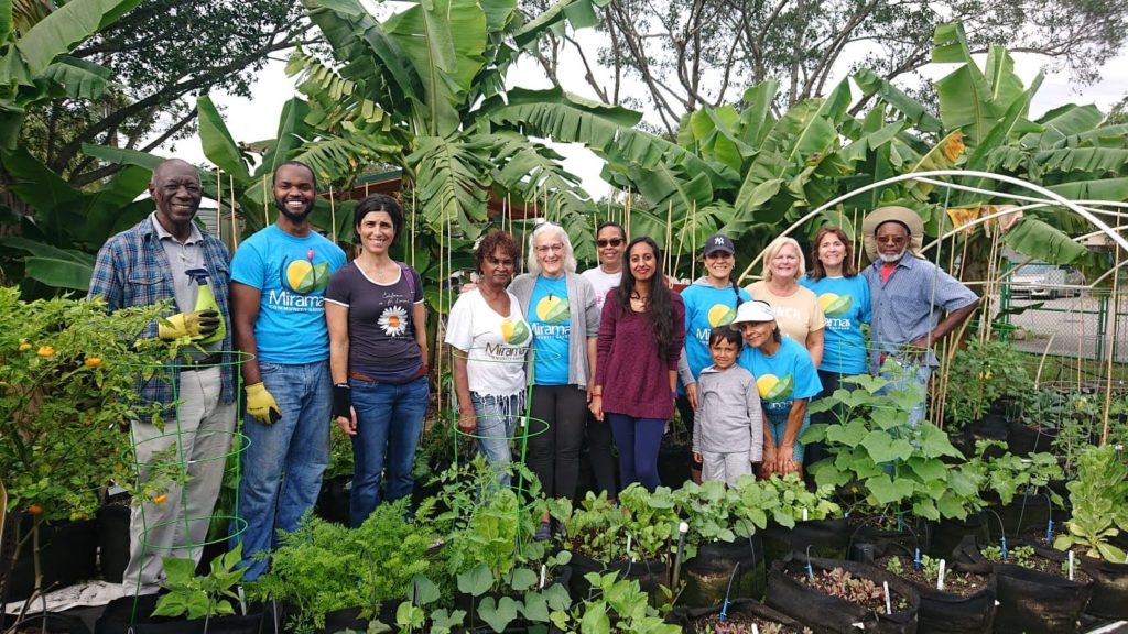 Morning Meditation with Miramar Community Garden Volunteers!