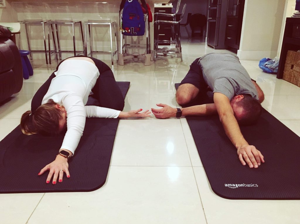 Couples yoga!